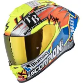 Scorpion Exo-r1 Evo Ii Air Aron Misano Integralhelm Gelb XL Gelb XL