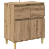 vidaXL Sideboard Artisan-Eiche 60 x 35 x 70 cm Holzwerkstoff