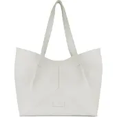Bugatti Leder Schultertasche Elsa Ladies Shopper White creme