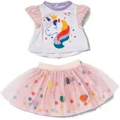 Baby Born Puppenkleidung Kleid Einhorn 43 cm