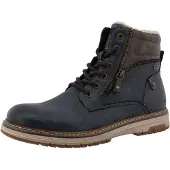 Tom Tailor Herrenschuhe Warmfutter Schnürstiefel Blau Freizeit