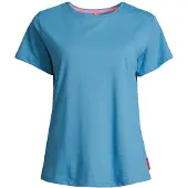 Salzhaut T-Shirt "Shirt STEENTJE", Damen, Gr. XS, blau (fjord), Obermaterial: 50% Baumwolle CO. 50% Polyester PES., Shirts T-Shirt