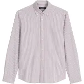Marc O'Polo Langarmhemd , Herren, Gr. XL, N-Gr, bright pink, Web, Obermaterial: 100% Baumwolle, regular fit, 2-Knopf-Manschette, Hemden Langarmhemd, Oxford-Hemd, regular fit mit Button-Down-Kragen