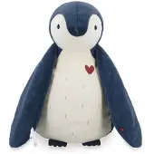 Kaloo – Großer dekorativer Pinguin-Plüsch 50 cm mit Pucktuch – Maße des Pucktuchs: 100 x 100 cm – Kuscheltier für Babys – Ab der Geburt – K212012