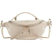 Lancel Damen Mini-Umhängetasche Serie S Origami Dune, HxBxT 10,5x11x23 cm