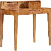 Syfax Schreibtisch mit Schubladen Massivholz 88 x 50 x 90 cm