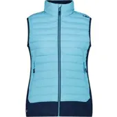 CMP Woman Vest Hybrid topazio (L222) 40