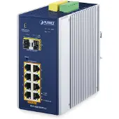 Planet DIN-Rail L2+/L3 verwaltbarer IGS-10020HPT-U - Switch - 1 Gbps