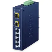 Planet IFGS-620TF, Unmanaged, Fast Ethernet (10/100), Vollduplex, Wandmontage