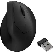 Keychron M5, rechts, Vertikale Ausführung, Optisch, RF Wireless + Bluetooth + USB Type-C, 30000 DPI, Schwarz