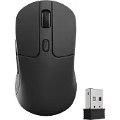 Keychron M3-A23, Beidhändig, Track-on-glass (TOG), Bluetooth + USB Type-C, 30000 DPI, Schwarz