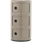 Kartell Componibili, Container 3-fächer, Taupe