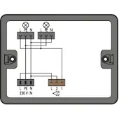 Wago 899-631/309-000 Verteilerbox,Bewegungs-/Präsenzmelder,1 Eingang,schwarz 899631309000