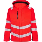 F-engel Warnschutz Shell Jacke Safety 1146-930-4720 Gr. 5XL rot/schwarz
