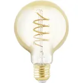 Eglo LED Globe G80 E27 4W amber dim