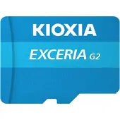 Kioxia EXCERIA G2, 128 GB, MicroSDHC, Klasse 10, UHS-III, 100 MB/s, 50 MB/s