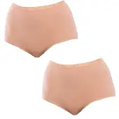 Playtex Maxi Organic Cotton Höschen Mit Hohem Bund 2 Einheiten