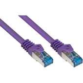 Varia Patchkabel mit Rastnasenschutz für Cat6A, 3m, violett