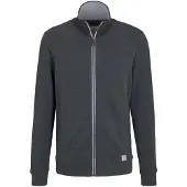 Tom Tailor Sweatjacke mit Stehkragen Tom Tailor Dark Grey Melange