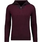 Ragman Rundhalspullover , Herren, Gr. 52, schwarz, Strick, 95% Baumwolle 5% Kaschmir, ohne Ausschnitt, Pullover Rundhalspullover