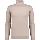 Ragman Rundhalspullover , Herren, Gr. 52, beige, Strick, 100% Wolle, ohne Ausschnitt, Pullover Rundhalspullover