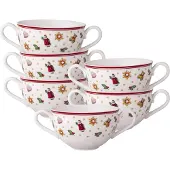 Villeroy & Boch Tasse "Suppentassen Toy's Delight 250 ml 6er Set bunt", bunt, B:11,5cm H:6,7cm, Porzellan, Trinkgefäße, Tasse, handwäsche empfohlen