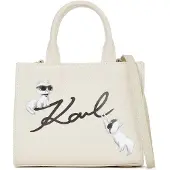 Karl Lagerfeld Handtasche Ikon Signature Choupette Weiß