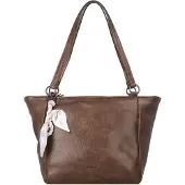 PICARD Schultertasche Essenza Shopper Cafe braun