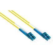 Varia LWL Patchkabel OS2 Duplex LC-LC 0,5m LSZH gelb Singlemode