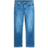 Tommy Hilfiger Straight-Jeans "DENTON Slim Straight Fit", Herren, Gr. 32, Länge 30, whily blau, Denim/Jeans, Obermaterial: 99% Baumwolle, 1% Elasthan, gerade lang, Jeans Straight-Jeans