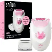 Braun Silk-épil 3 3-031, Pink, Weiß, 20 Pinzette, SoftLift, AC, Deutschland