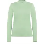 Cartoon Basic Shirt mit Kragen in Basil | Gr.: 44