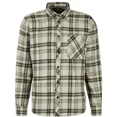 Stoic - MMXX. Nacka Flanel Shirt - Hemd Gr XXL grau