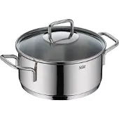 Silit WMF 21.0130.6306, 2 l, Edelstahl, Edelstahl, Gas, Keramik, Halogen, Induktion, Glas, Edelstahl