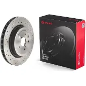 Brembo Bremsscheibe 09.A301.11, hinten, belüftet, hochkarbonisiert, 1 Stück