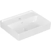Villeroy & Boch Collaro Handwaschbecken, 1 Hahnloch, ohne Überlauf, ungeschliffen, 450x370mm, 43344601, Farbe: weiß-alpin