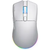 HATOR Pulsar 3 Wireless, Beidhändig, Optisch, RF Wireless + Bluetooth + USB Type-C, 12000 DPI, Weiß