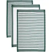 Ross Geschirrtuch "SUPERIOR", grün (tannengrün, weiß), B:50cm H:0,5cm L:70cm, 100% Baumwolle, Geschirrtücher, Geschirrtuch