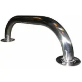 AstralPool Edelstahl Ø-handlauf Mit Befestigungsflanschen 43mm 1m