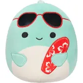 Jazwares Squishmallows 19 cm (7,5") - Serie 18 - Perry der Delfin mit Sonnenbrille