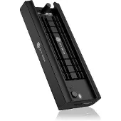 Icy Box IB-180MC-C31, M.2 NVMe & SATA Docking, USB 3.2 Gen 2 Type-C, Werkzeuglos, Aluminium, schwarz, SSD-Gehäuse, M.2, PCI Express, Serial ATA III, 10 Gbit/s, USB Anschluss, Schwarz