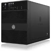 Raidsonic IB-3640SU3, Externes 4-fach SINGLE System für 3,5" SATA I/II/III Festplatten, USB 3.2 Gen 1 + eSATA, schwarz, HDD, SATA, 3.5", USB 3.2 Gen 1 (3.1 Gen 1) Type-B, Schwarz, Aluminium, Kunststoff
