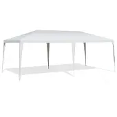 Costway 6x3m Gartenpavillon Partyzelt, Gartenzelt Pavillon, für Partys, Aktivitäten & Camping