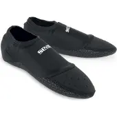 Seac Sub Unisex Neoprensocken 0,5 mm für Schwimmen und Tauchen Scapin Serie Schwarz Größe EU 44-45