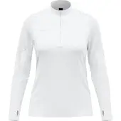 Jako Damen Ziptop Light Flow Damen - 8676D, Farbe:weiß, Größe:XL (46/48)