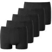 Schiesser Boxershorts UNCOVER BY "Boxershort 5PACK Hip Shorts 5er Pack", Herren, Gr. 3XL, schwarz, Obermaterial: 95% Baumwolle CO. 5% Elasthan EL., Unterhosen Boxershorts