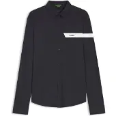 BOSS Shirt 10263169 Green Langarmhemd