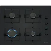 Balay 3ETG464SB, Schwarz, Integriert, 59 cm, Gaskochfeld, Gehärtetes Glas, 4 Zone(n)