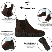 Tamaris 25403/43 Brown Pull-Up Größe EU 41
