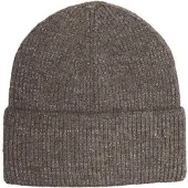 Capelli New York Beanie , Damen, braun (grau), Strick, Obermaterial: 100% Polyacryl, Glanzfaden, unifarben, Mützen Beanie, Strickmütze mit dezent eingearbeiteten Glitzerfäden